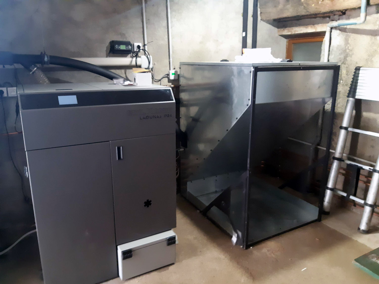 Installation d'un chaudière biomasse proche  Carcassonne : Chaudière à granulés Edilkamin Laguna2 P 24