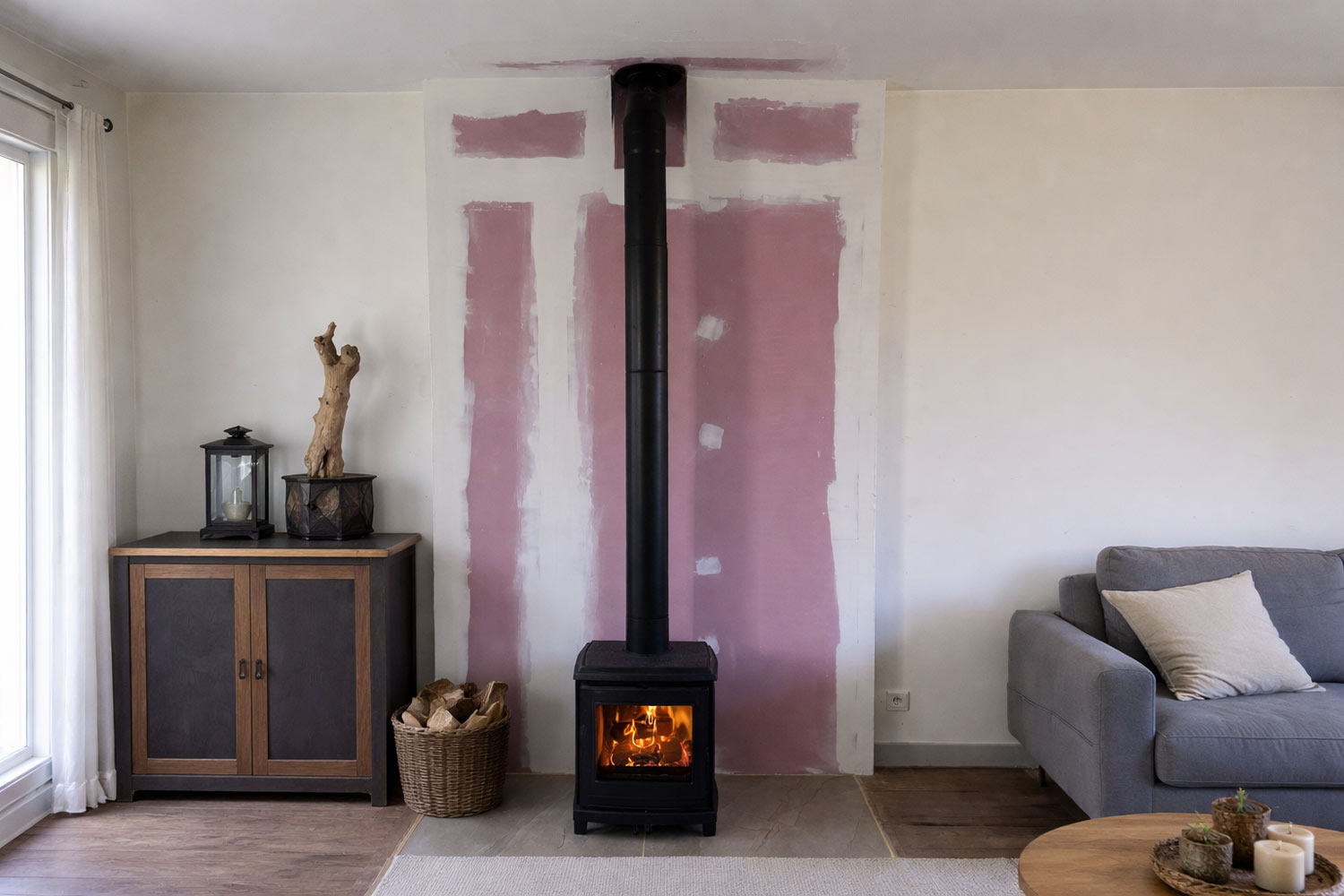 Installation d’un poêle à bois près de Carcassonne : transformation d’une cheminée existante